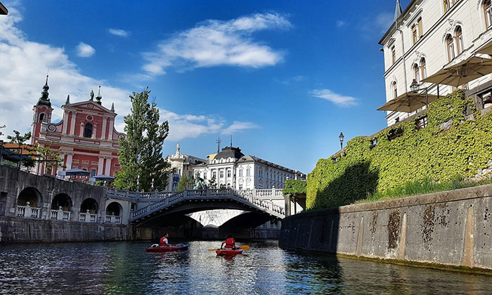 Bridge in Ljubljana